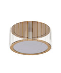 Modern Ceiling Light Fixture Mini Flush Mount Crystal Chandelier For Hallway Bedroom And Bathroom, gold finish, side view