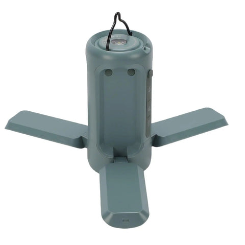 Foldable Camping Light With 10000mAh Rechargeable Battery, Video Light, 5 Lighting Modes And Stepless Dimming, open structure view