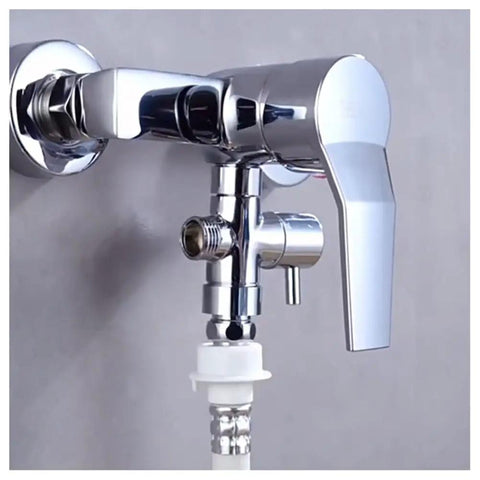 Upgrade Your Bath Game With This Legit 3 Way Shower Diverter Valve Featuring Slick Multi Layer Plating To Resist Scratches While Effortlessly Splitting Water Flow Between Tub And Shower Heads For A Seamless Setup. Chrome diverter valve with smooth lever for easy tub and shower switching.