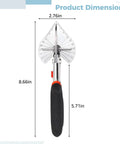 Versatile Dope Miter Shears with Spare Blades for precise angle cuts, heavy-duty metal tool with non-slip grip, 8.66in length