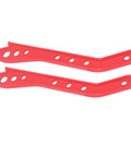 Heavy Duty Plastic Woodworking Push Stick 2 Pack With Grippy Grip And Dead Simple Kickback Defense For Table Saw Router Jointer Workhorse Hands Stay Locked In On Every Cut Rock Solid Build, red thermoplastic design with textured grip.