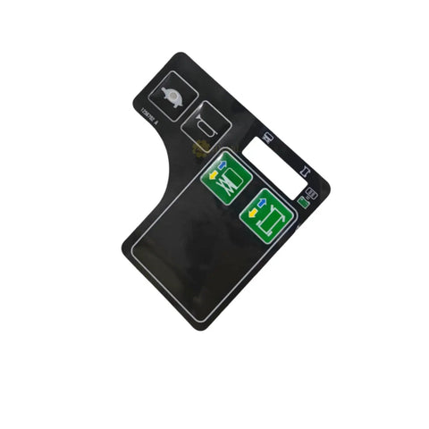 Straight Up Control Box Decal Overlay For Genie Scissor Lift Prop Controller Pad Four Button Interface Panel Graphic Replacement Part 1256702GT Zero Hassle Heavy Duty Fitment For Aerial Platforms