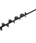 Heavy Duty 3 Inch Wide 24 Inch Long Metal Earth Auger Drill Bit For Garden Planting And Planter Boxes With 3 Eighth Inch Non Slip Hex Shank