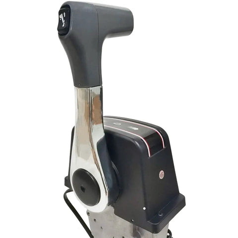 Outboard Motor Remote Control Box Kit For Suzuki DF25 To DF200 With Pro Grade Throttle And Shift Controls Toggle Trim Switch Adjustable Throttle Friction Start In Gear Prevention Sleek Black And Silver Finish