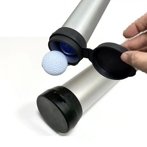 Adjustable Telescopic Aluminum Golf Ball Picker Upper Tube For 20 Balls 2 Section Scalable Retriever Shagger Grabber