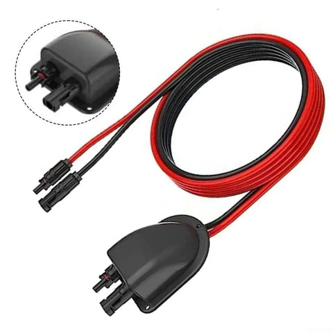 Built Tough Solar Cable Gland Kit 10AWG 2m Extension Cord With Waterproof IP68 ABS Junction Box for Marine and Off Grid