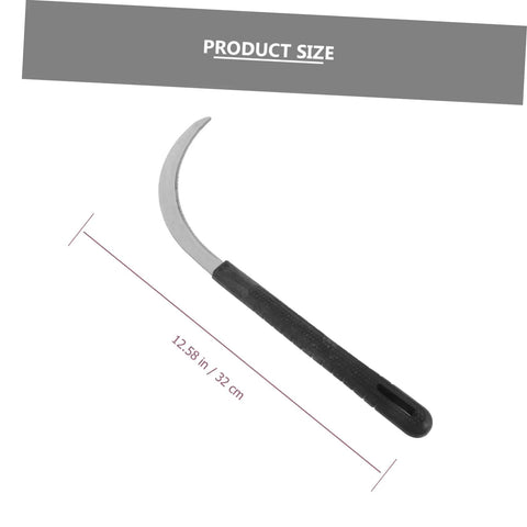 Five Piece Rustproof Garden Sickle Set For Weeding And Harvesting With Comfortable Grip Handles All In One Tools, 12.58-inch sickle