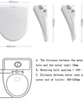 Transform Your Daily Grind With This Heated Bidet Toilet Seat Featuring Hot Air Dryer Self Cleaning Nozzle Soft Close Lid Easy Install And Ridiculously Comfy Stainless Steel Design dimensions and installation details