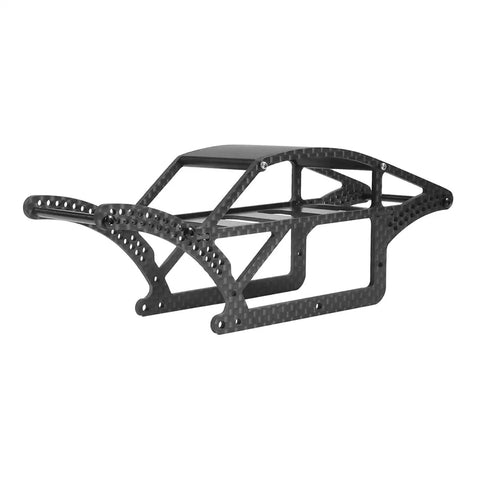 Carbon Fiber Chassis Kit For 1/18 RC Crawler Frame Girders Beefed Up Upgrade Accessory CNC Machined Lightweight Strength without body