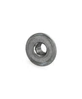 Premium Heavy Duty 3/8 X 12-16 Carbon Steel T Nuts Welding Tee Inserts For Pipe Furniture And Rolling Trolley Castors No BS Grey Finish Pack Of 20, gray steel T nut with threaded interior.