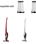 6 Pack VAF-1 Vacuum Filters For Ergorapido Stick Vacuum EHVS2510AW VS3510AR with compatible red and white models.