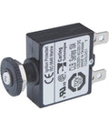 Heavy Duty Ten Amp Circuit Breaker Featuring Bulletproof Plug And Play Quick Connect Wiring Harness With Push Button Reset, close-up view.