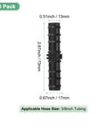 20 Pack Drip Irrigation Barbed Fittings For Three Eighths Inch Tubing Connector Plastic Couplings Garden Greenhouse