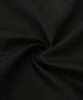 Close-up of black foldable piano dust cover fabric for 61 and 81 key digital and electric pianos, lightweight and dustproof material.