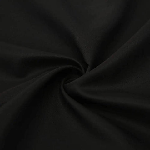 Close-up of black foldable piano dust cover fabric for 61 and 81 key digital and electric pianos, lightweight and dustproof material.