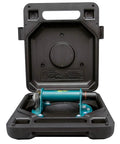 8 Inch Vacuum Suction Cup Lifter With Metal Handle And ABS Body Heavy Duty 125 lb Capacity Includes Case in open carrying case