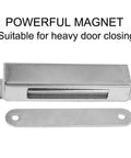 Heavy Duty Magnetic Door Catch 80 Lbs 304 Stainless Steel Cabinet Latch displaying strong magnetic hold