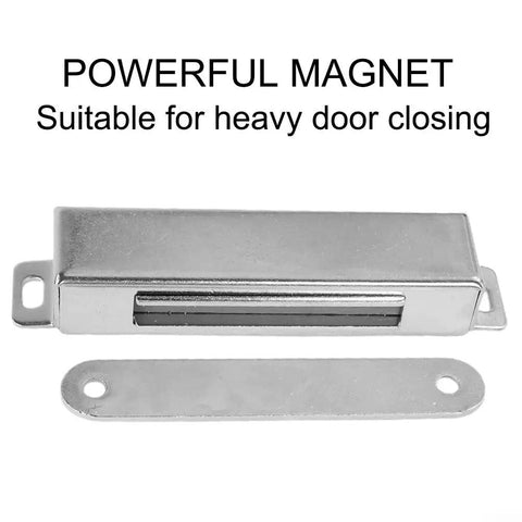 Heavy Duty Magnetic Door Catch 80 Lbs 304 Stainless Steel Cabinet Latch displaying strong magnetic hold