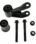 Rear Spring Shackle Repair Kit Fits Chevy Blazer And Escalade Plus Express 3500 2500 1500 Trucks Pair For Suburban Models Driver Side And Passenger Side Suspension Fix That Slaps, black steel shackle with bushings and bolts