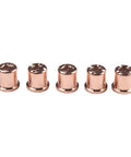 Five copper nozzles for plasma cutter consumables kit ready for Trafimet VersaCut 40 systems with precise cuts.