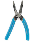 Heavy Duty Wire Cutters With Lock And Built In Wire Stripper, 8 To 18 AWG Solid And 10 To 20 AWG Stranded, Large Knurled Plier Tip