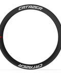 Carbon Rim 700C 30mm Depth Tubeless Ready Wheel Rim For CX Gravel Road Bikes, 30mm Wide, Matte Glossy Paintless Finish