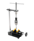 Manual Tapping Machine for DIY and Workshop, Precision Hand Tapper with Vertical Tapping Tool, 6 Taps and Vise, Steel Build