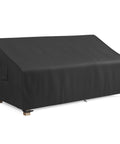 All Weather Outdoor Three Seater Couch Cover Waterproof Heavy Duty Polyester With Double Stitched Seams Fits 75 to 80 Inch Patio Sofa