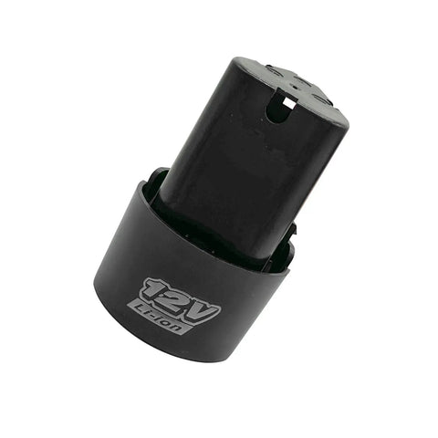 Built Tough 12V Drill Battery Shell Case Replacement For Cordless Power Tool Housing black casing view showing logo.