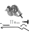 Electric Drill Nibbler Attachment Metal Sheet Cutter Tool for Hand And Impact Cordless Hammer Drills Burr-Free Cutting Steel Aluminum Copper With Complete Accessory Kit For Diy Projects showing attachment head and accessories.
