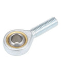Beefy 12mm Rod End Bearing With Left Hand Thread M12x1.75 Ball Joint, Male Spherical Joint For Hydraulics, CNC Tools, Automation Equipment, Industrial Machinery, 2 Pieces, steel rod end