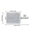 R280 DC Motor 12-24V High Speed Micro Motor 24000 RPM Pack of 5 for DIY showing dimensions and steel construction
