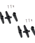 Black servo arms and screws for Two Pack MG90S 9g Metal Gear Micro Servo Twin Pack Upgraded SG90 Digital Micro Servos.