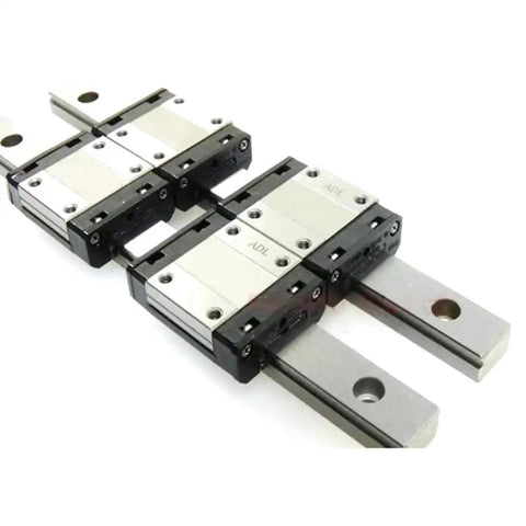 Pro Grade Linear Guide Block SRS7M Rail Carriage Bearings Guideways for CNC Machines and 3D Printers, stainless steel, dual raceways