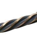 Pro Grade High Speed Steel Spiral Flute Car Reamer Set With Gold Oxide close-up of spiral flute reamer on white background