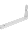 Beefy 6mm Aluminum Corner Braces Set Of 4 L Shaped Right Angle Brackets For Furniture Repair, DIY Projects, And Frame Reinforcement, Silver Finish