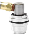 Rotary Union Air Cartridge For Heavy Duty Fan Drives Built Tough 10 Degree Angled Fitting Quarter Inch Tube Connection UN100 Series Assembly Replaces Horton 994011 Angled Version, silver metal