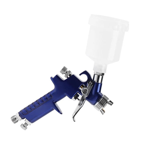 High End Mini Pneumatic Paint Sprayer With Gravity Feed Cup And 0 8MM Nozzle for small crafts, ergonomic grip, lightweight design.