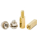Massive 910 Piece M3 Brass Hex Standoff Spacer Kit With Male And Female Spacers Nuts Washers Screws For Electronics Projects And Pro Builds For Makers And Hobbyists brass and steel standoffs