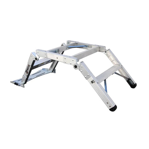 Truck Pal Tailgate Ladder For Pickup Trucks Lightweight Aluminum Access Step Supports Up To 300 Lb Duty Rating Fits Open Tailgates Up To 38 Inches