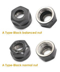 One Pc Er20a Collet Clamping Nut Built Tough For Smooth As Silk High Speed Milling And Cnc Engraving Tools With Balanced Black Finish.
