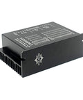 DM860H CNC DSP digital microstep driver for two-phase stepper motors in black metal housing with cooling fins.