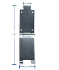 Low Headroom Garage Door Top Brackets For Standard Twelve Or Fifteen Inch Radius Tracks Easy Install Built Tough Silver Gray