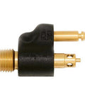 Yamaha Brass Male Tank Fitting 1/4 NPT With Viton O Rings And Stainless Internal Black Marine Adapter For Outboard Fuel Lines