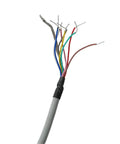 Multi-strand cable exposed wires, suitable for Incremental Rotary Encoder With Hollow Shaft 8.5020 0310.1024S090 connection.