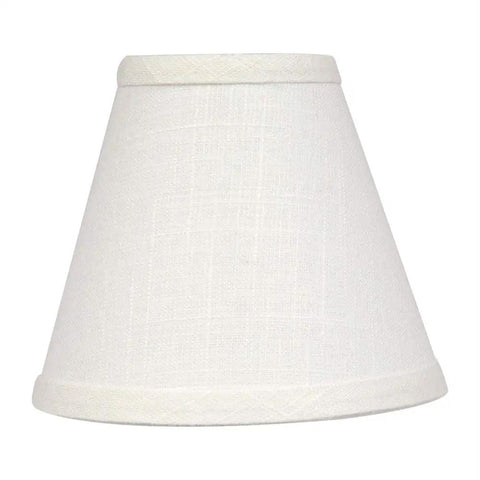 White Barrel Lamp Shade For Table And Floor Lamps Small 6x10x7.5 Inch Fabric Cloth Spider Fitter Replacement For Cozy Glow