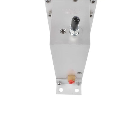 Heavy Duty Electric Hydraulic Drum Brake Actuator 1600 PSI for Single Tandem Axle Trailers, top view with ports and seal.