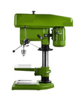 Heavy Duty Manual Tapping Rig Serving Hard Core Stability And No Fuss Depth Tweaks For Smooth Industrial Grade 220V Or 380V Bench Drilling Tasks With Corrosion Resistant Floor Mount For Serious Shop Workers in green color, showcasing vertical tap rig design.