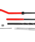 Stainless Steel M6x0.75 Thread Repair Kit With 30 Pcs Rethreading Tap Set For Female Threads, tool set with drill, tap, wrench
