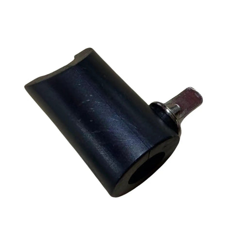 Heavy Duty Electronic Drum Cymbal Arm Positioner And Anti Rotation Limiter Stable Holder Locator for secure fixation, black metal design.